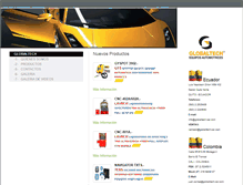 Tablet Screenshot of globaltech-car.com